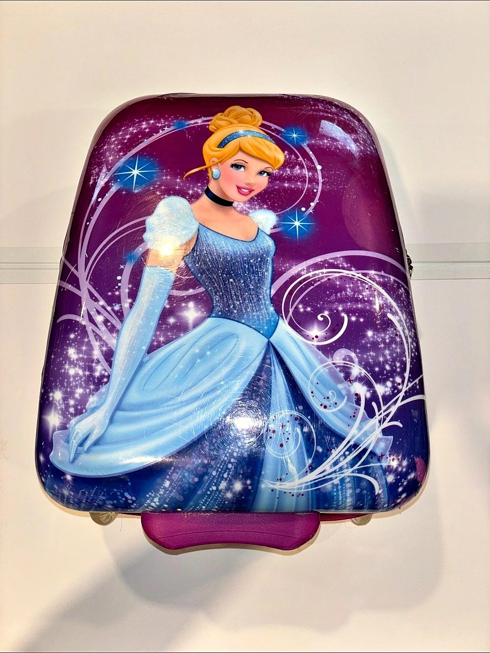 Disney Cinderella rolling suitcase Rolling Suitcase in Pink & Blue